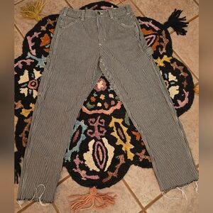 🔥🔥Dickies Black and White Striped  Carpenter Pants🔥🔥 Size 30w X 30L